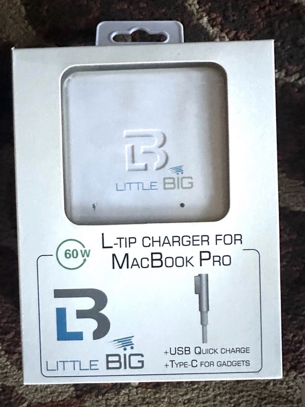 60W L-Tip Charger for MacBook Pro - White